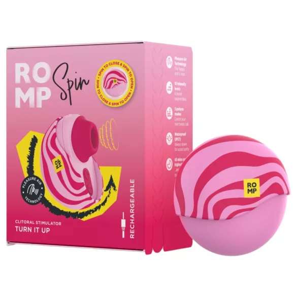 ROMP Spin - stimulateur clitoridien à ondes d’air (rose)