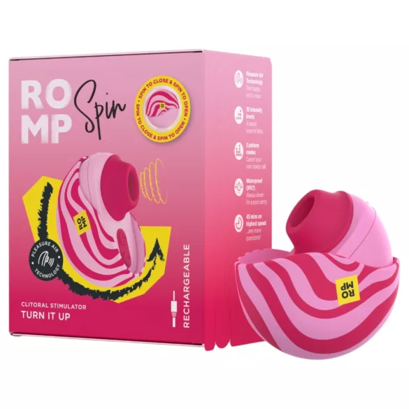ROMP Spin - stimulateur clitoridien à ondes d’air (rose)