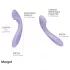 Svakom Margot - vibromasseur point G double moteur - silicone violet