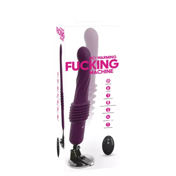 You2Toys - vibromasseur à va-et-vient chauffant avec télécommande (violet)