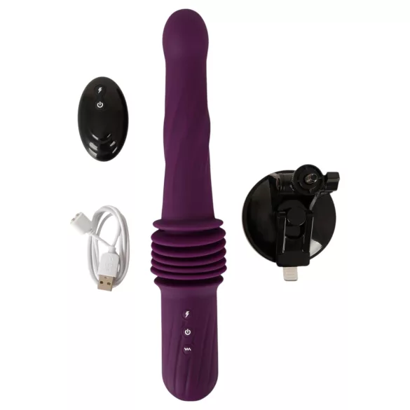 You2Toys - vibromasseur à va-et-vient chauffant avec télécommande (violet)