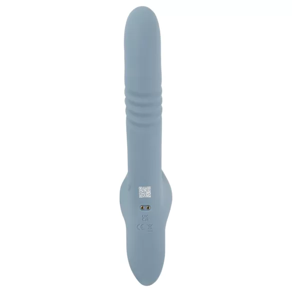You2Toys - Vibromasseur à harnais lapin à piston, 3 pièces, avec télécommande (bleu)