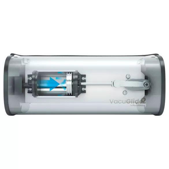 VacuGlide 2 - masturbateur de luxe automatique pour homme sur secteur (argent)