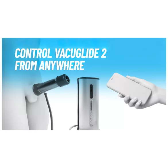 VacuGlide 2 - masturbateur de luxe automatique pour homme sur secteur (argent)