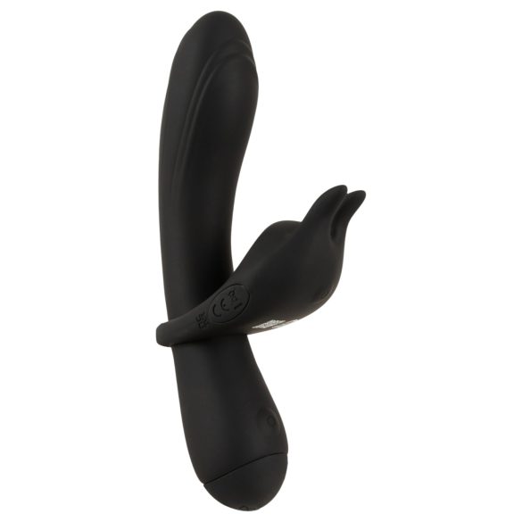 Couple Choice - anneau pénis et stimulateur point G vibrant - silicone gris