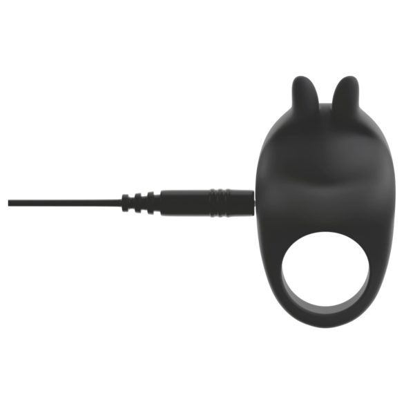 Couple Choice - anneau pénis et stimulateur point G vibrant - silicone gris