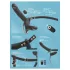 You2Toys - vibromasseur double strap-on télécommandé (noir)