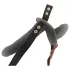 You2Toys - vibromasseur double strap-on télécommandé (noir)