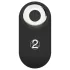 You2Toys - vibromasseur double strap-on télécommandé (noir)