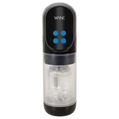   WYNE 12 - masturbateur rechargeable à succion, rotation et vibration (noir)