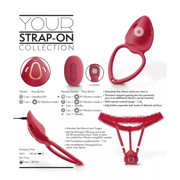 You2Toys - stimulateur clitoridien vibrant portable (rouge)