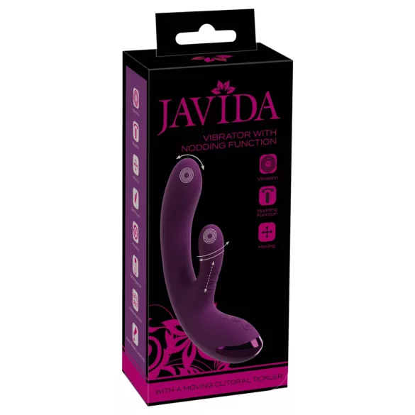 Javida - vibromasseur lapin pour point G et clitoris (violet)