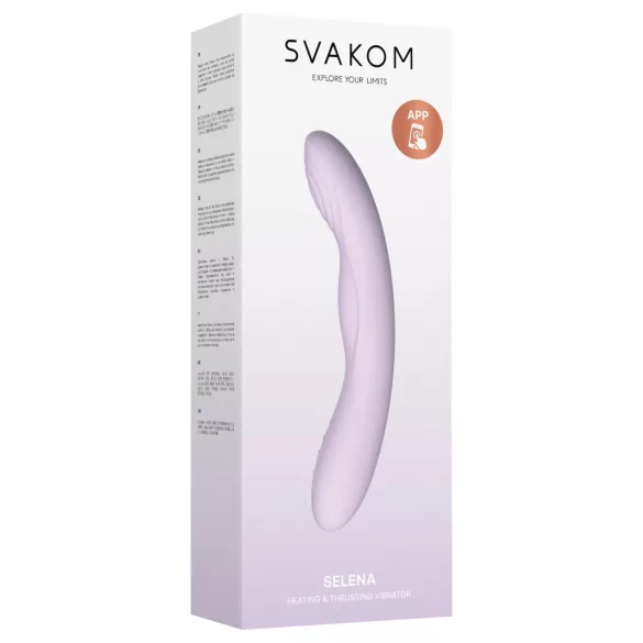 Svakom Selena - vibromasseur point G à poussée avec chauffage (violet)