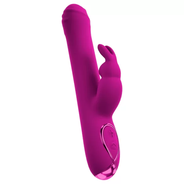 Sweet Smile - vibromasseur à bras clitoridien poussant et rotatif (rose)