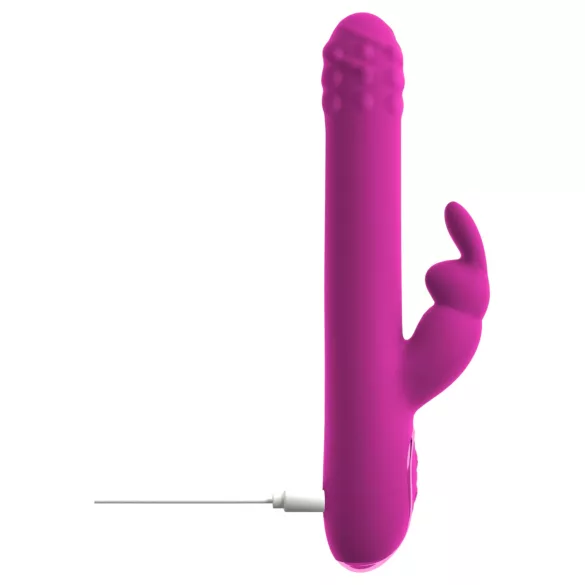 Sweet Smile - vibromasseur à bras clitoridien poussant et rotatif (rose)