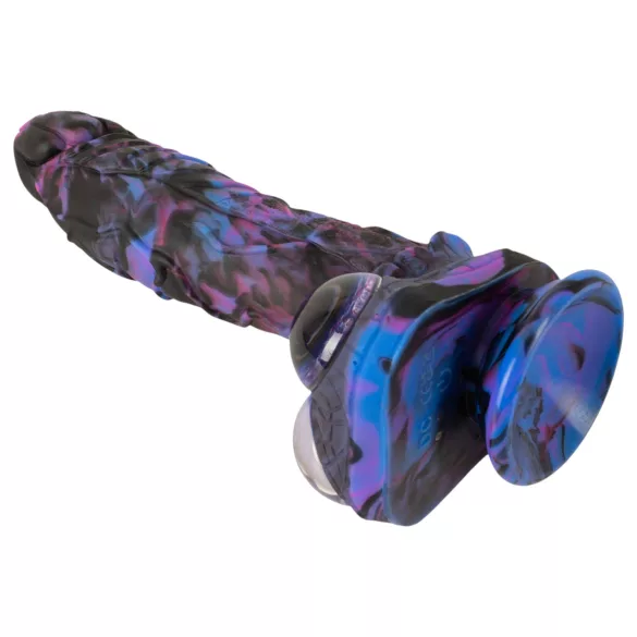 Beasty Cocks Firefly Fantasies - vibromasseur fantaisie chauffant à va-et-vient (bleu) - 23,4 cm