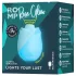 ROMP Rose Glow - stimulateur clitoridien à ondes d’air (bleu)