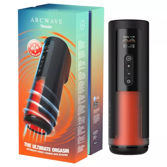 Arcwave Thruster - masturbateur automatique à poussée et rotation (noir)