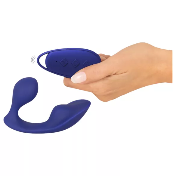SMILE - vibromasseur anal et culotte télécommandé - bleu