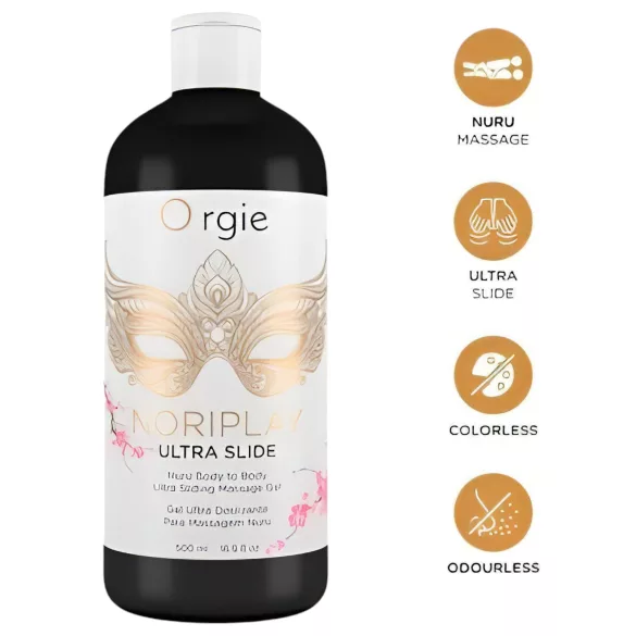 Orgie Noriplay - gel massage NURU soyeux - 500ml