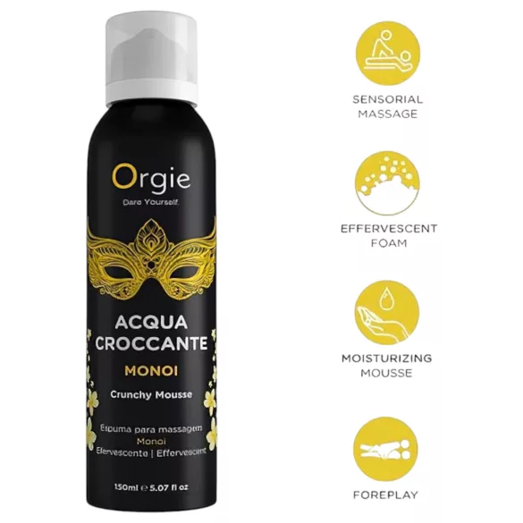 Orgie - mousse de massage - effet pétillant tropical - 150ml