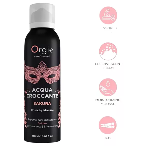 Orgie - mousse de massage - fleur de cerisier - 150ml