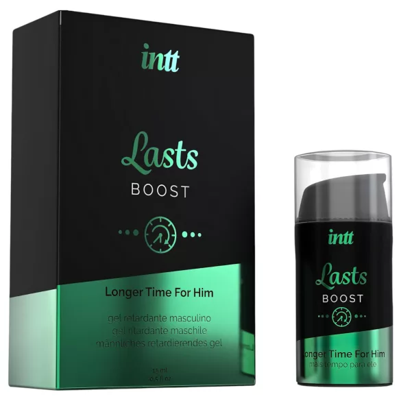 intt Lasts Boost - spray retardant et améliorant l’érection (15 ml)