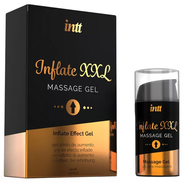 intt Inflate XXL - gel de massage pour augmenter la taille du pénis (15 ml)
