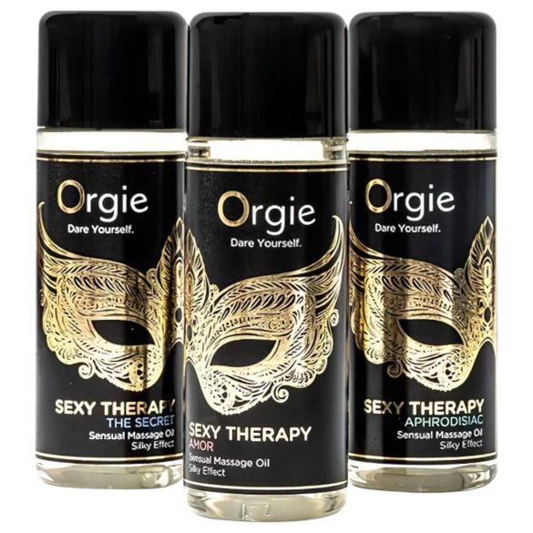 Orgie Sexy Therapy - Coffret d'huiles de massage sensuelles (3x30ml)