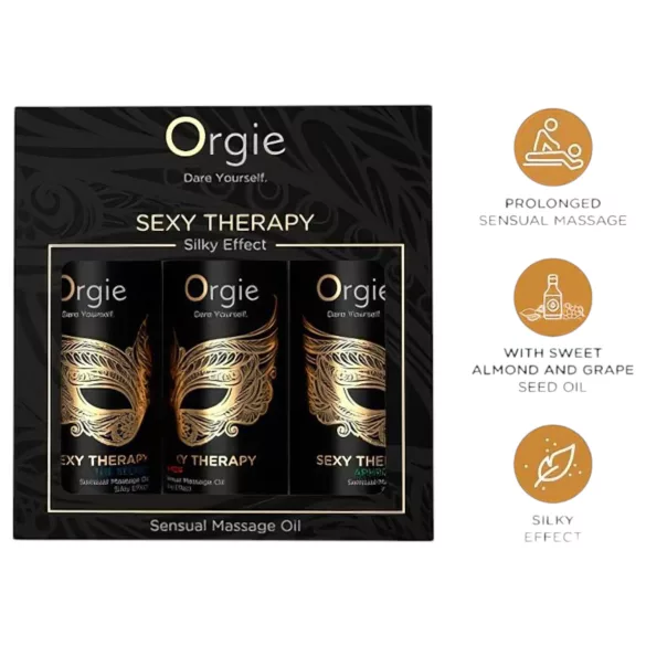 Orgie - Coffret huiles de massage sensuelles - 3x30ml