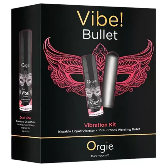 Orgie - mini vibromasseur bullet - coffret - gris