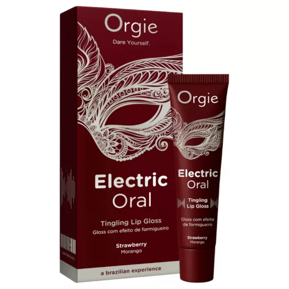 Orgie Electric Oral - gloss pour lèvres effet picotement - fraise (10 ml)