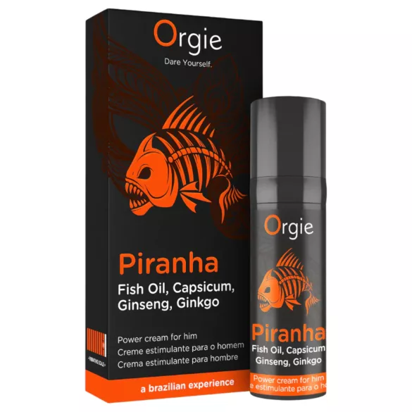 Crème stimulante Orgie Piranha Power Cream pour hommes (15 ml)