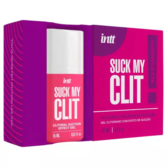 Intt Suck My Clit - gel stimulant clitoridien pour femmes - fraise (15 ml)