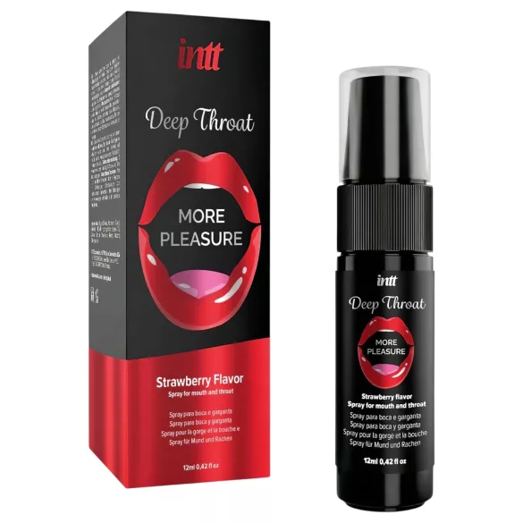 intt Deep Throat - spray gorge profonde - fraise (12 ml)