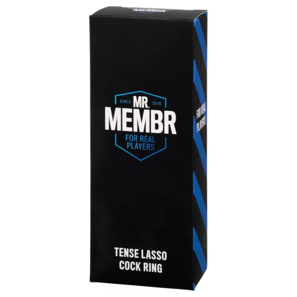 MR.MEMBR Tense - anneau pénien lasso réglable (noir)