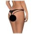 Obsessive Picantina - Culotte femme à doubles bretelles (noir) - L/XL