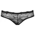 Obsessive Frivolla - culotte dentelle piquante - noir - L/XL