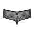 Obsessive Merossa - string ouvert strass - noir - L/XL