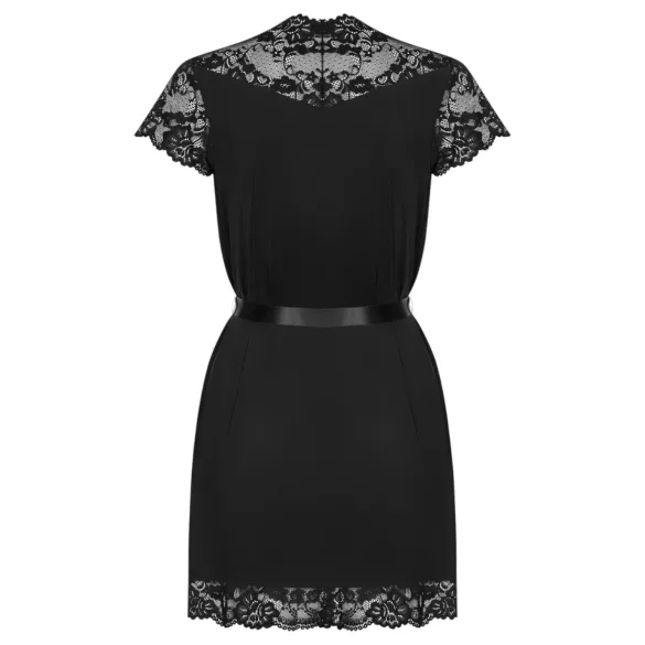 Obsessive - peignoir en dentelle (noir)