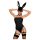 Obsessive OB7008 Sexy Bunny - Costume Lapin Séduisant (noir)
