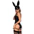 Obsessive OB7008 Sexy Bunny - Costume Lapin Séduisant (noir)