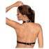 Obsessive A740 - Harnais de corps avec collier (noir) - Taille S-L