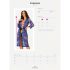Manteau en dentelle « Cobaltess » (bleu) - Obsessive