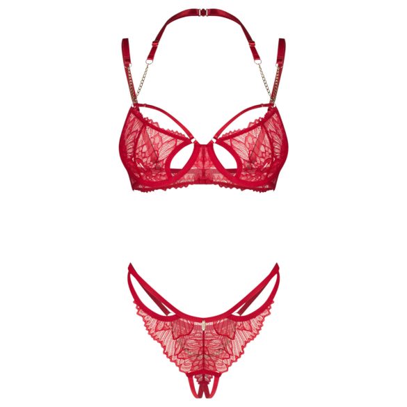Obsessive Matildea - ensemble soutien-gorge dentelle rouge