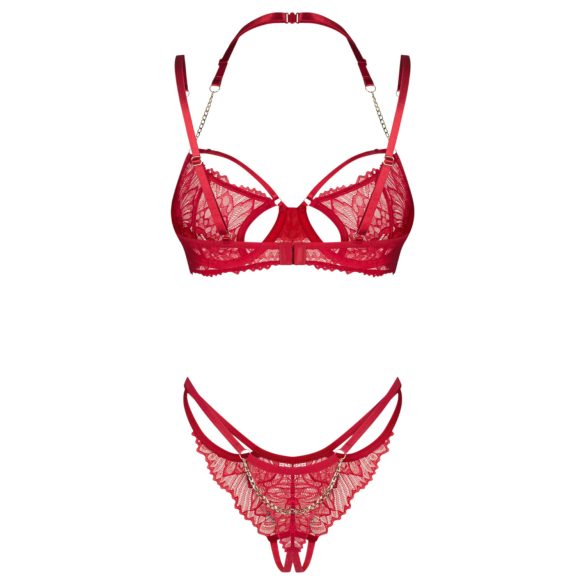 Obsessive Matildea - ensemble soutien-gorge dentelle rouge