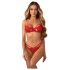 Ensemble Soutien-Gorge Dentelle Matildea Obsessive (rouge) - L/XL