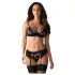 Coffret Cadeau Lingerie "Obsessive Wonderia" - 6 pièces (noir)