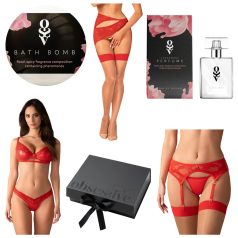 Obsessive - Coffret lingerie 6 pièces - rouge