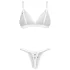 Obsessive Weddya Bride - ensemble de mariée deux pièces (blanc)